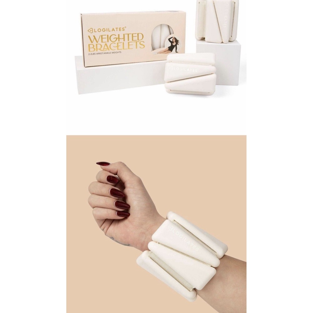 Blogilates Weighted Ankle Bracelets Wrist Bracelet in Sugar Swizzle- BRAND NEW